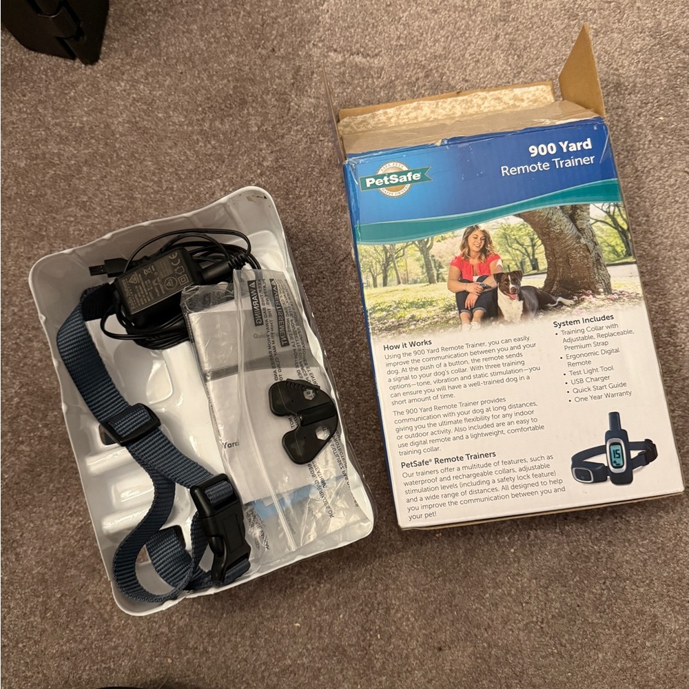 PetSafe Blue and Black Remote Trainer